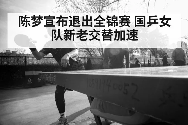 陈梦宣布退出全锦赛 国乒女队新老交替加速